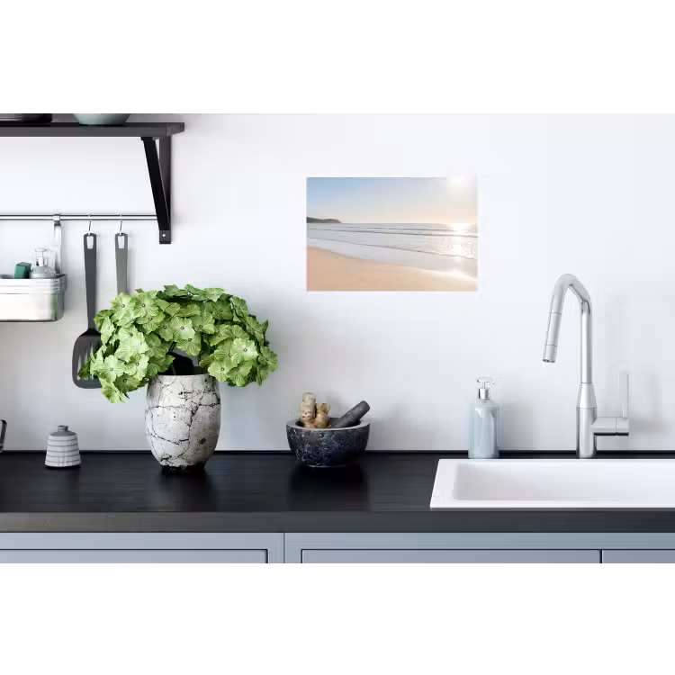 Zee - Zon - Zand Muursticker klein -keuken