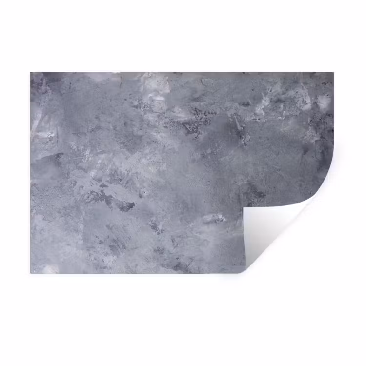 Leisteen - Beton - Retro - Structuren - Grijs - Rustiek Muursticker klein -3d