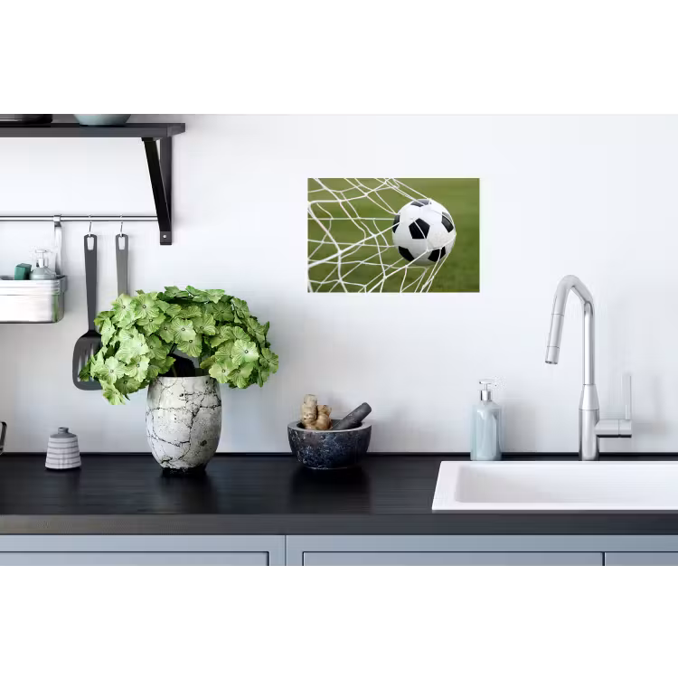 Voetbal - Goal - Net - Sport Muursticker klein -keuken