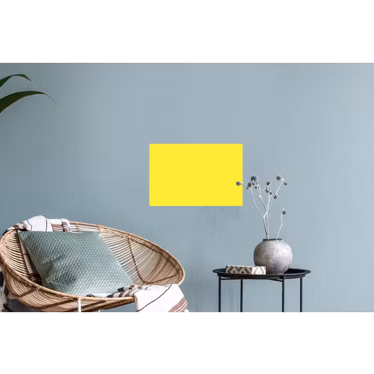 Soft - Custard - Geel Muursticker klein 286 -plant