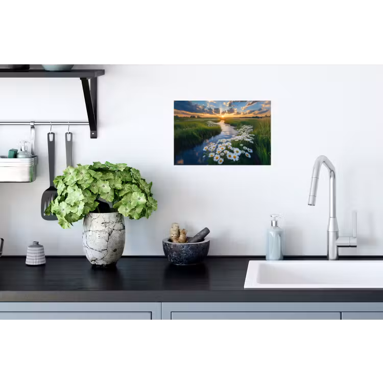 Beekje - Landschap - Margriet Muursticker klein -keuken