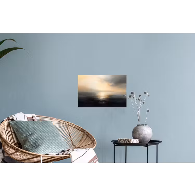 Zon - Horizon - Zee Muursticker klein -plant