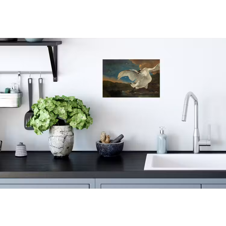 Zwaan - Oude meesters - Jan Asselijn Muursticker klein -keuken