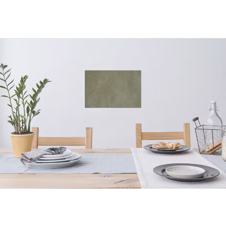 Textuur - Betonlook - Achtergrond - Modern - Groen Muursticker klein -eettafel