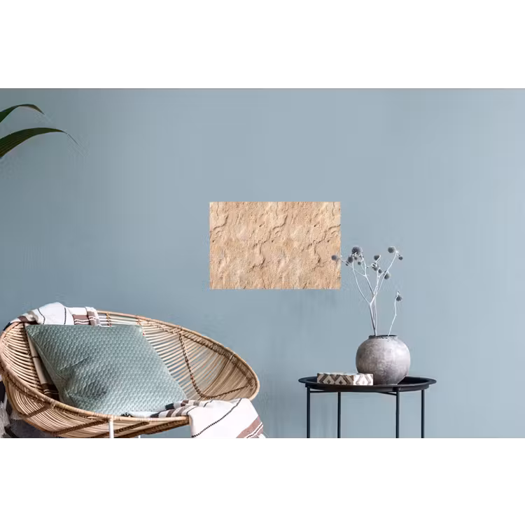 Textuur - Steen - Natuur - Beige Muursticker klein -plant