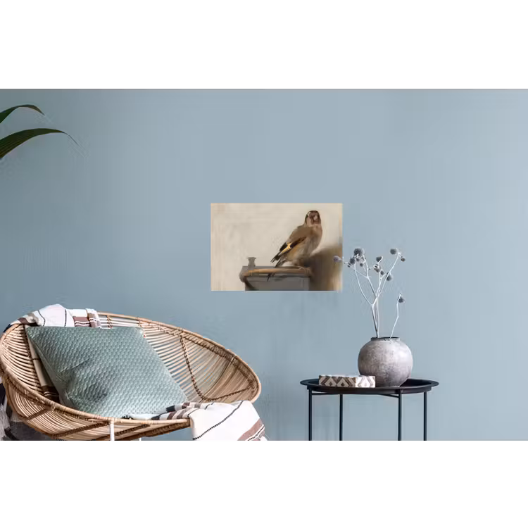 Het puttertje - Carel Fabritius Muursticker klein -plant