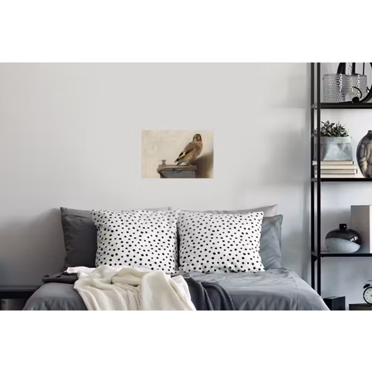 Het puttertje - Carel Fabritius Muursticker klein -slaapkamer