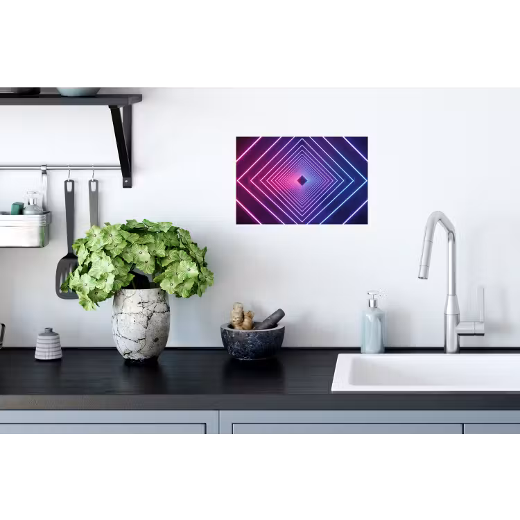 Driedimensionaal - Tunnel - Ruimte Muursticker klein -keuken