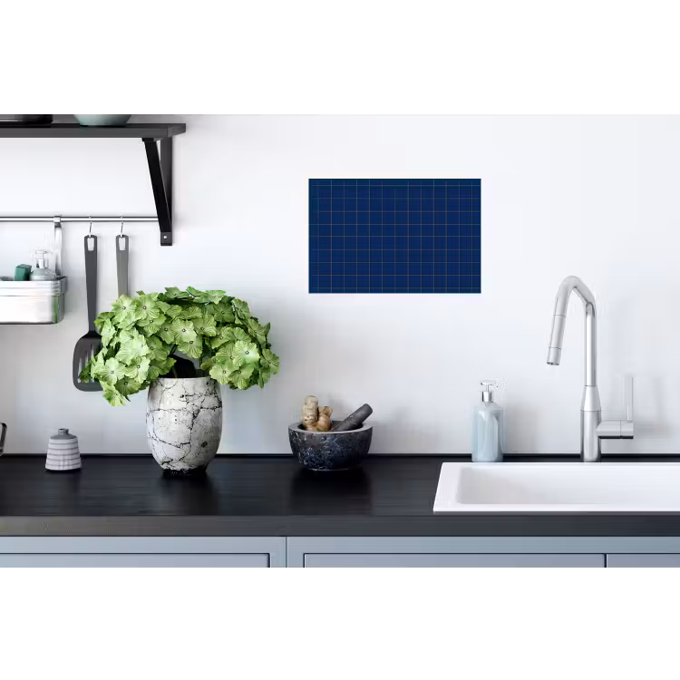 Tegel - Patroon - Blauw Muursticker klein 286 -keuken