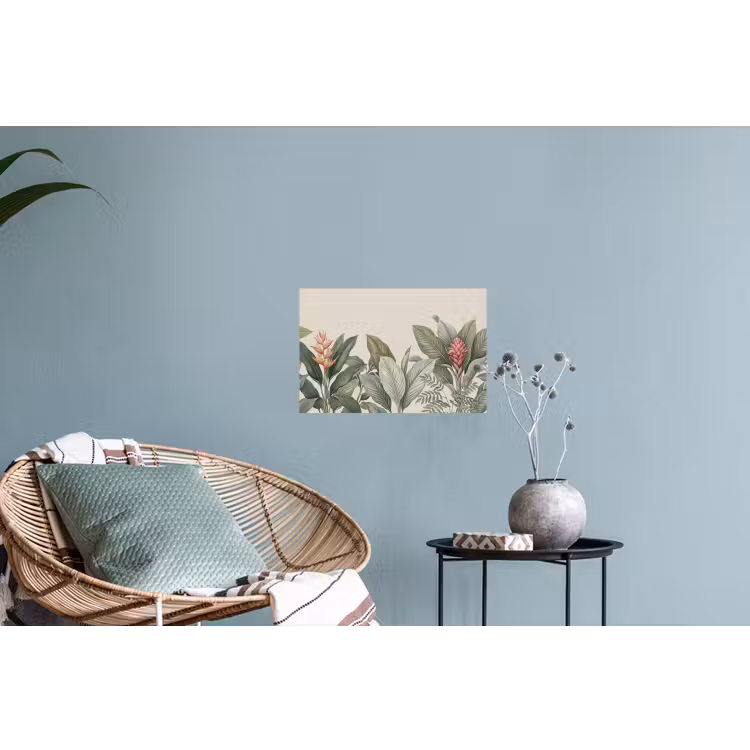 Tropisch - Planten - Modern - Groen Muursticker klein -plant