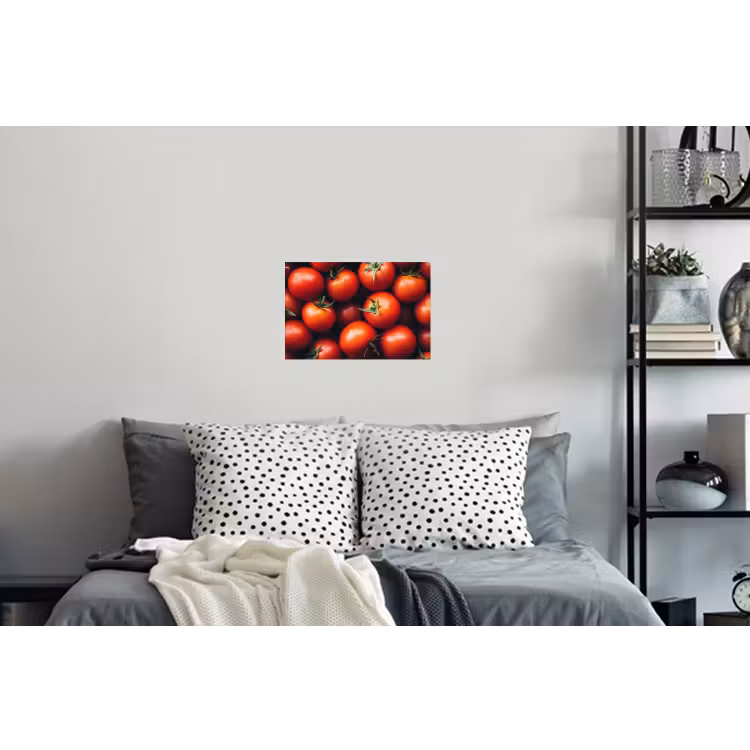 Groente - Rood - Tomaten Muursticker klein -slaapkamer
