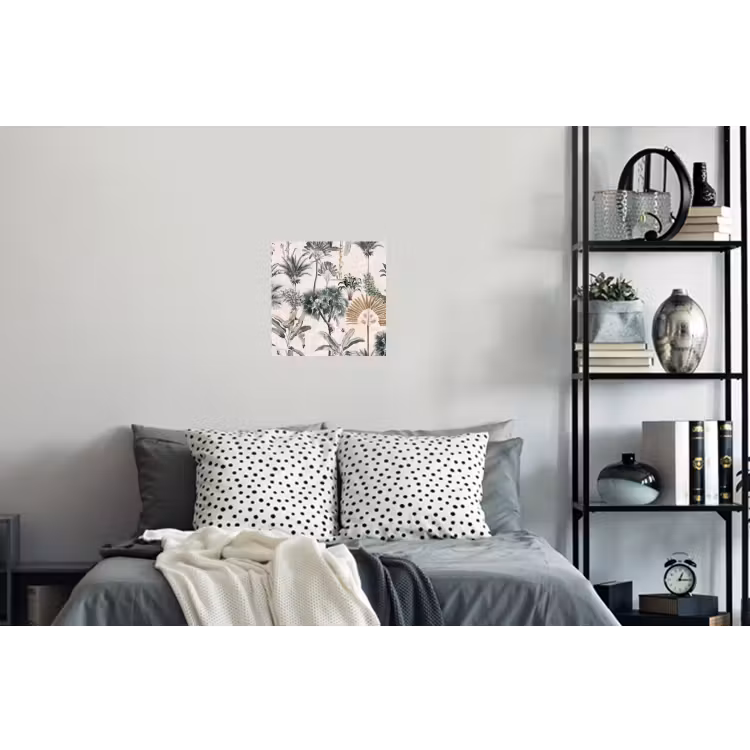 Inductie afdekplaat - Vintage - Jungle - Dieren - Natuur - Inductie beschermer Muursticker klein -slaapkamer