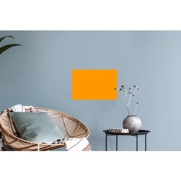 Warm - Ochre - Oranje Muursticker klein 286 -plant
