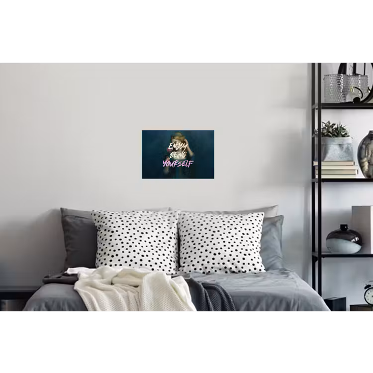 Vrouw - Roos - Quote Muursticker klein -slaapkamer