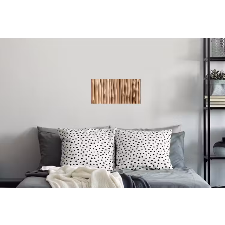 Hout - Stam - Lichtbruin Muursticker klein -slaapkamer