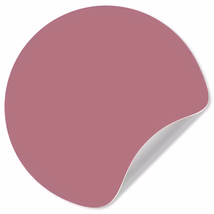 Antique - Mauve - Roze Wandcirkel behangsticker klein 186 -3d