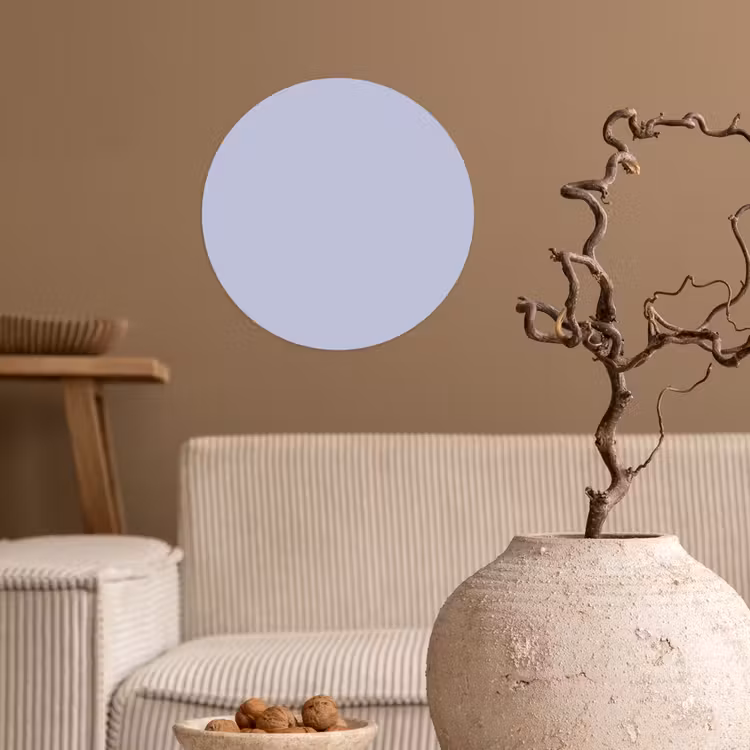 Chalky - Lavender - Paars Wandcirkel behangsticker klein 186 -sfeer1