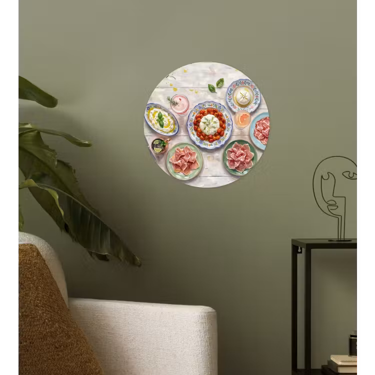 Eten - Tafel - Divers - Modern Wandcirkel behangsticker klein -sfeer2
