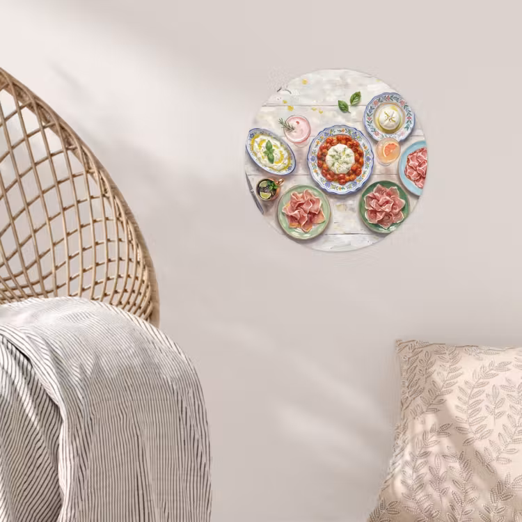 Eten - Tafel - Divers - Modern Wandcirkel behangsticker klein -sfeer4