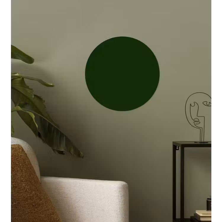 Forest - Green - Groen Wandcirkel behangsticker klein 186 -sfeer2