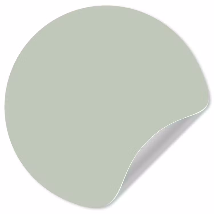 Frosted - Mint - Groen Wandcirkel behangsticker klein 186 -3d