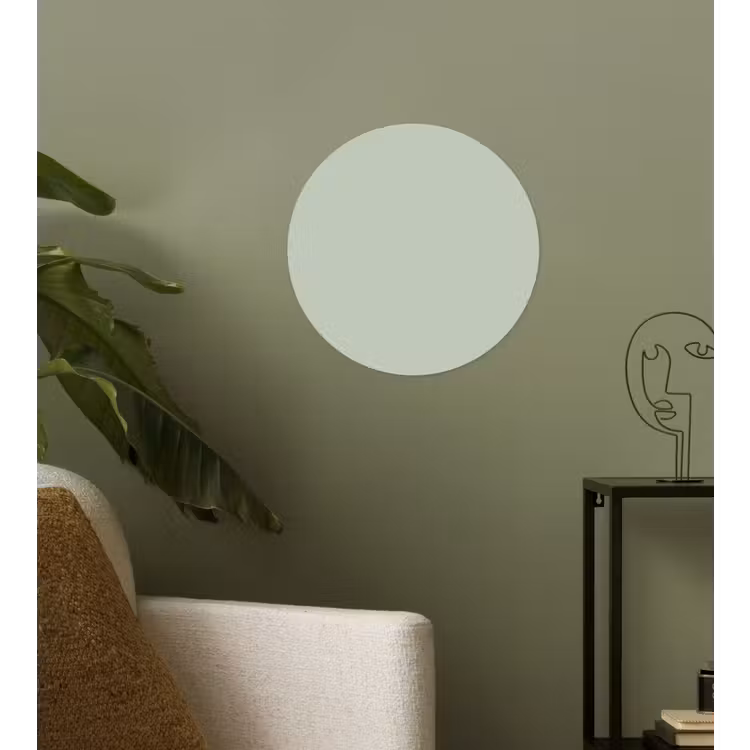 Frosted - Mint - Groen Wandcirkel behangsticker klein 186 -sfeer2