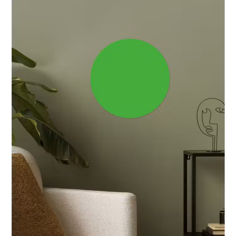 Kelly - Green - Groen Wandcirkel behangsticker klein 186 -sfeer2