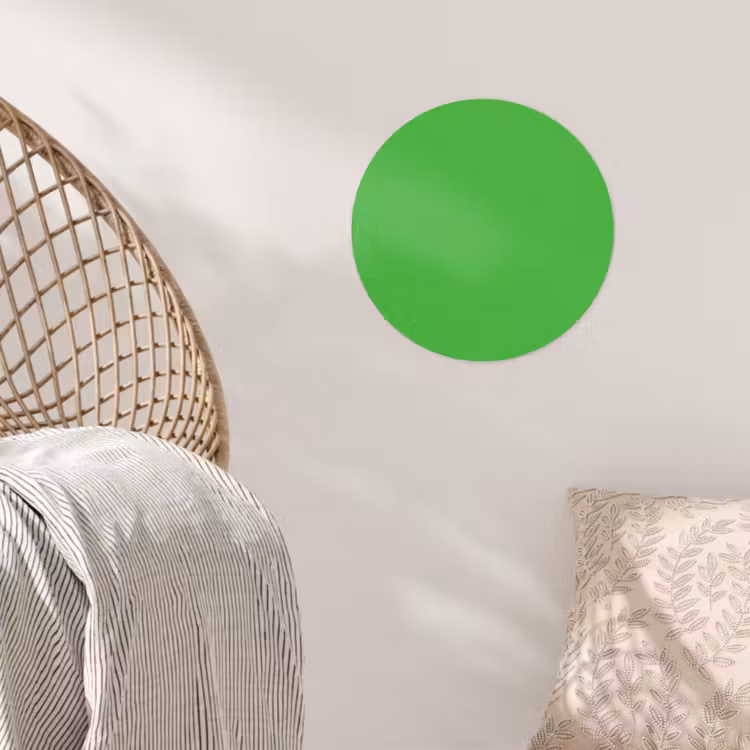 Kelly - Green - Groen Wandcirkel behangsticker klein 186 -sfeer4