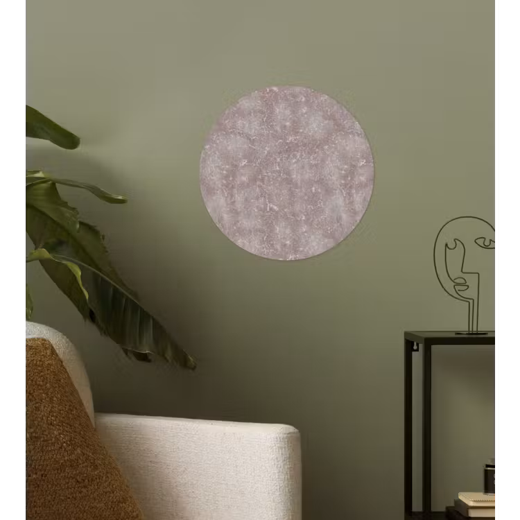 Marmer - Patroon - Mauve Wandcirkel behangsticker klein 186 -sfeer2