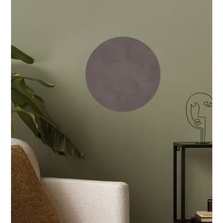 Textuur - Grijs - Modern - Abstract - Oppervlak Wandcirkel behangsticker klein -sfeer2