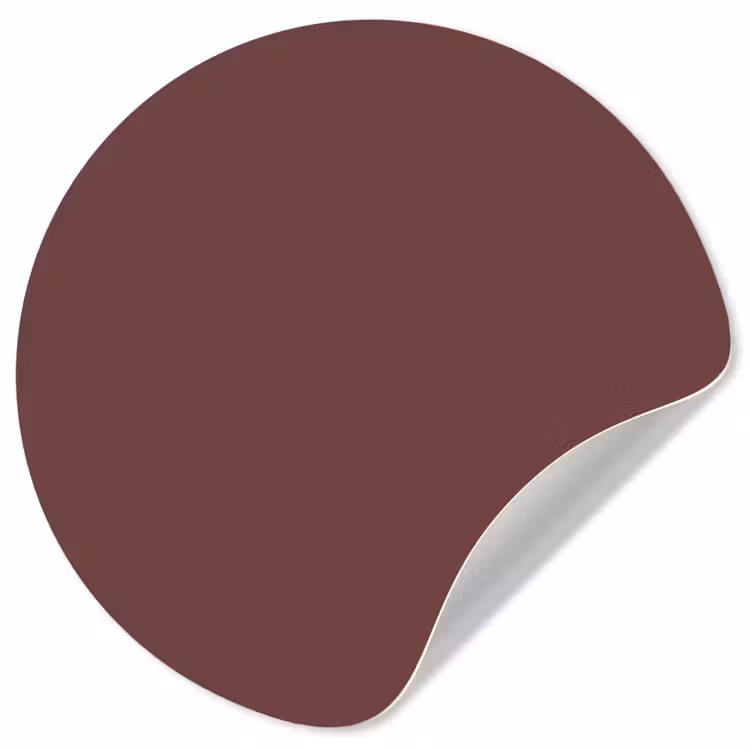 Velvet - Merlot - Rood Wandcirkel behangsticker klein 186 -3d
