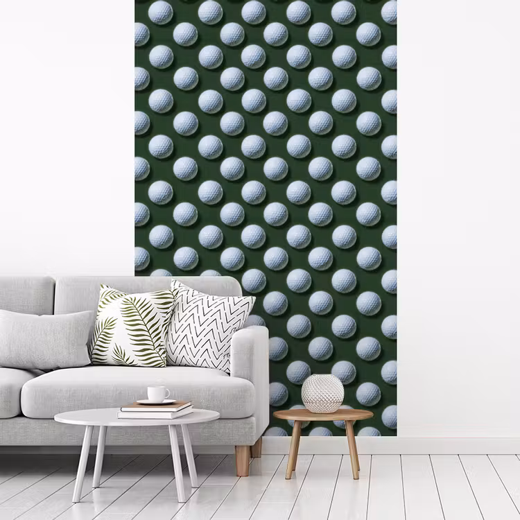 Ballen - Golf - Groen fotobehang vinyl groot 66 -woonkamer