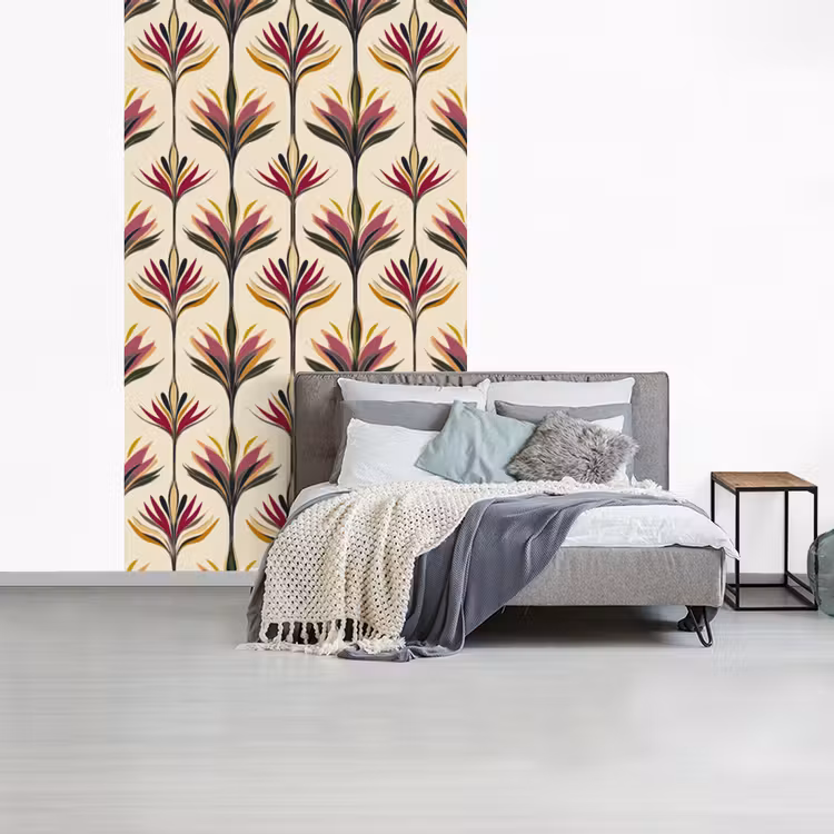 Waaier - Motief - Kleurrijk fotobehang vinyl groot 66 -slaapkamer