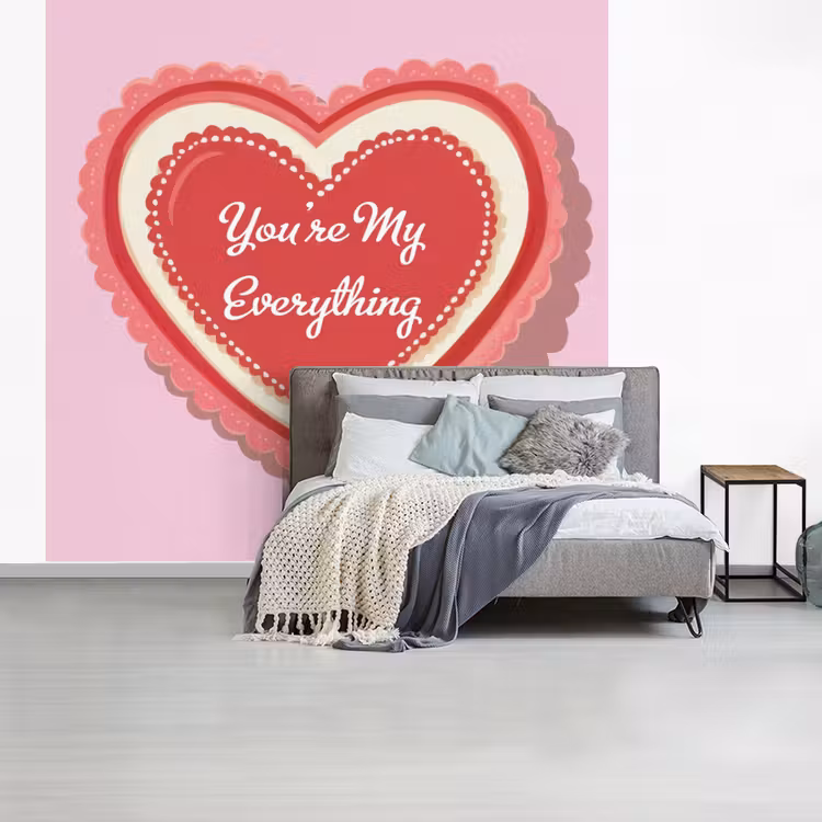 Liefde - Hart - Valentijn fotobehang vinyl groot -slaapkamer