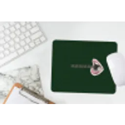BLAH BLAH BLAH - Mond - Groen muismat rubber klein -witbureau
