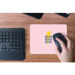 Blah - Bliksem - Roze muismat rubber klein -toetsenbord