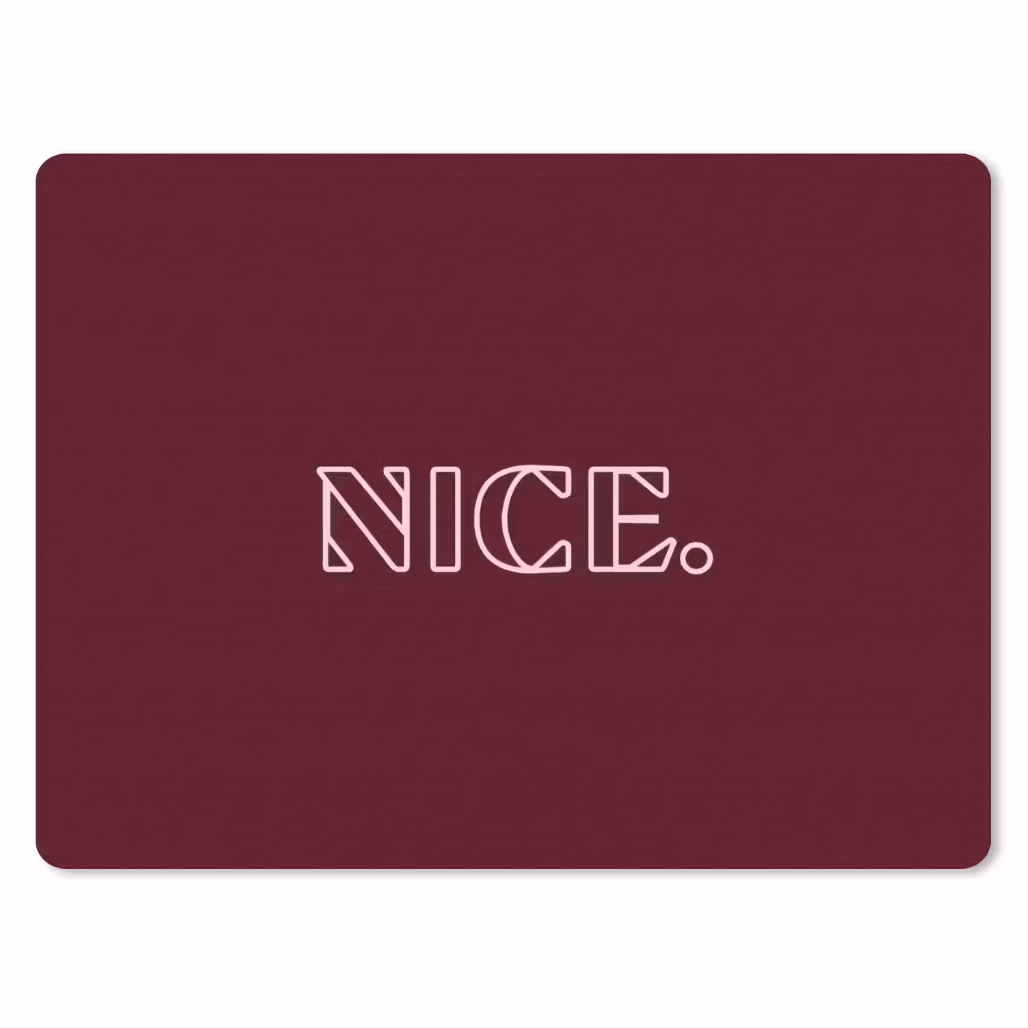 Mouse Pad - Bordeaux - Nice - minimalist