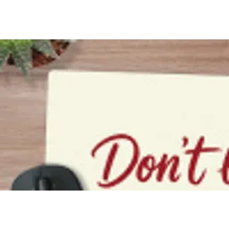 Don't lose your fire - Rood - Wit - Minimalistisch muismat rubber klein -closeup