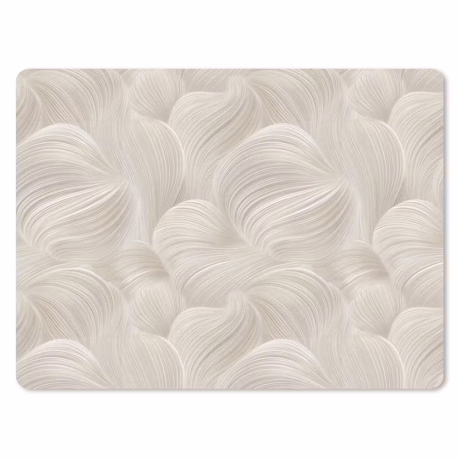 Mouse Pad - Lines - Fan - Beige