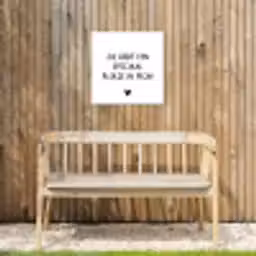 Een speciaal plekje in mijn hart - Spreuken - Quotes Tuinposter op houten frame 2 cm dik klein -sfeer4