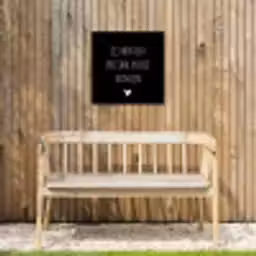Een speciaal plekje in mijn hart - Quotes - Spreuken Tuinposter op houten frame 2 cm dik klein -sfeer4