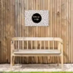 Buiten zijn is zo fijn - Quotes - Buiten - Tekst Tuinposter op houten frame 2 cm dik klein -sfeer4