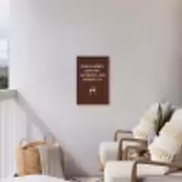 Bruin - Zomer - Quote - Drinken Tuinposter op houten frame 2 cm dik klein -sfeer1