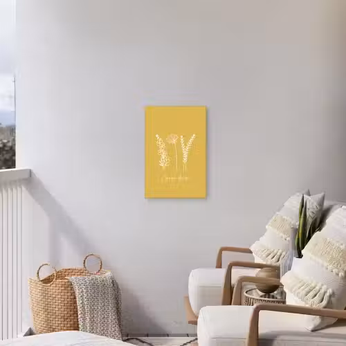Carpe Diem met Bloemen Tuinposter op houten frame 2 cm dik klein -sfeer1