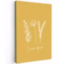 Carpe Diem met Bloemen Tuinposter op houten frame 2 cm dik klein -3d