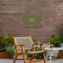 Papa's Tuin Tuinposter op houten frame 2 cm dik klein -sfeer3