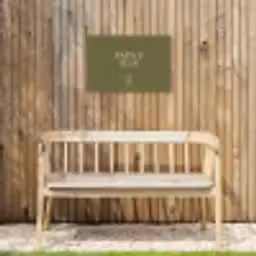 Papa's Tuin Tuinposter op houten frame 2 cm dik klein -sfeer4