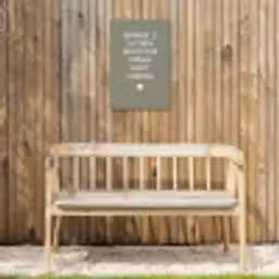 droom-groen Tuinposter op houten frame 2 cm dik klein -sfeer4