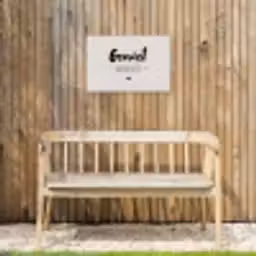 Geniet, meer niet - Quotes - Tekst - Genieten Tuinposter op houten frame 2 cm dik klein -sfeer4