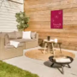 Favoriete plekje met Vlinders Tuinposter op houten frame 2 cm dik klein -sfeer2